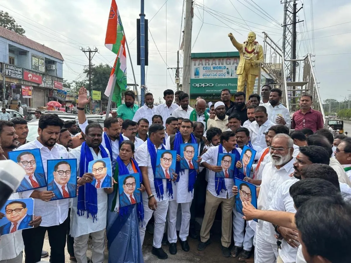 Telangana: Congress Holds Statewide Protests Over CEC Gyanesh Kumar — image 2