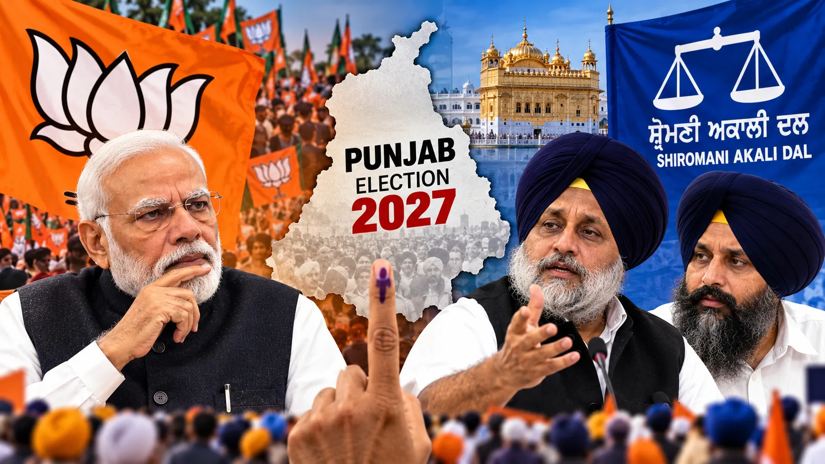 Punjab Election 2027: Why a Possible BJP–Akali Dal Alliance Faces ...